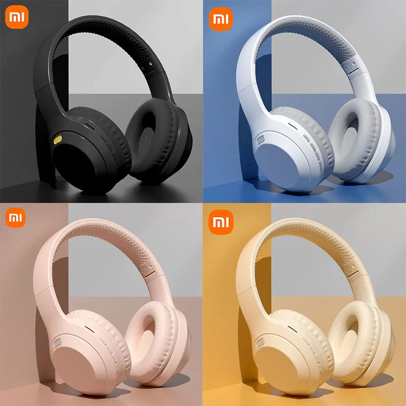 Xiaomi 5W Wireless Headphones Bluetooth 5.3 Earphones Foldable Earbuds 40mm Driver Game Music Over Ear Stereo Headset With Mic