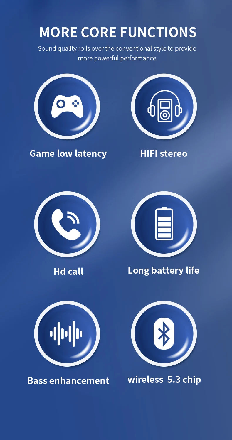 Xiaomi 5W Wireless Headphones Bluetooth 5.3 Earphones Foldable Earbuds 40mm Driver Game Music Over Ear Stereo Headset With Mic